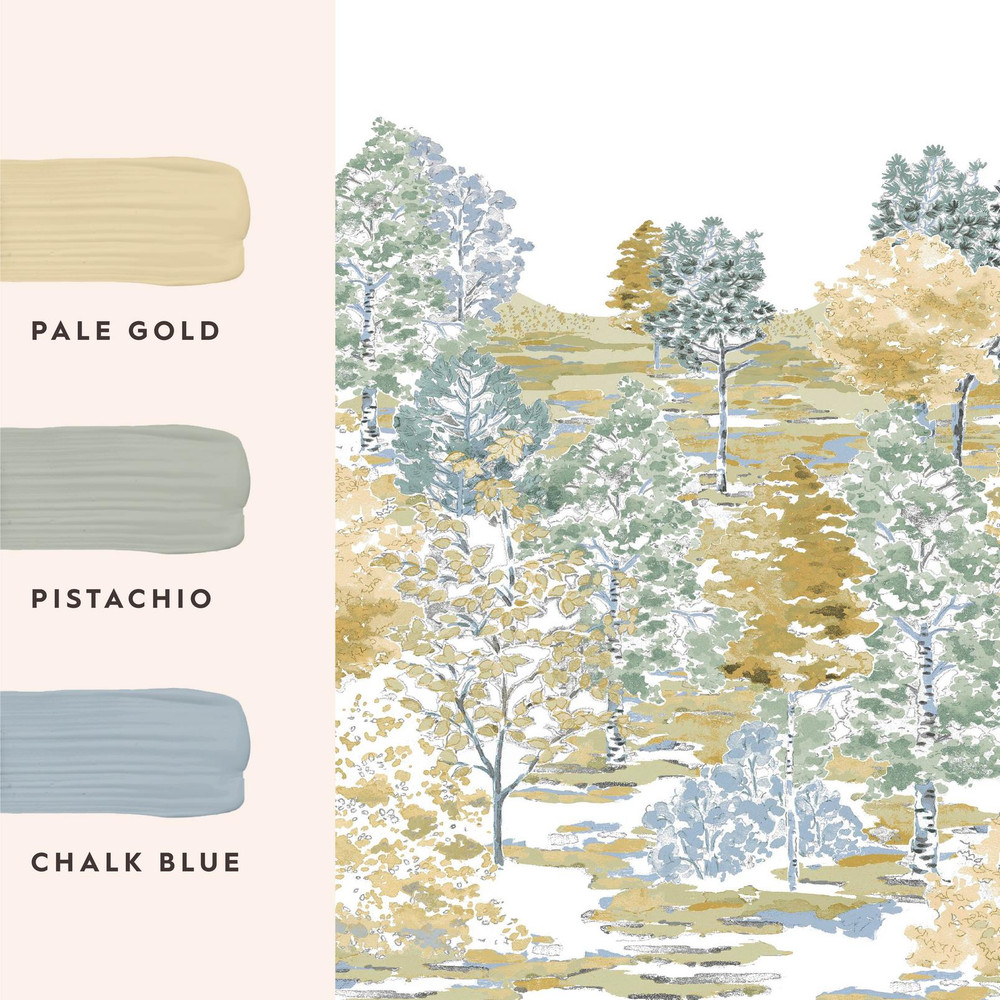 Bernwood Ochre Yellow Bespoke Mural