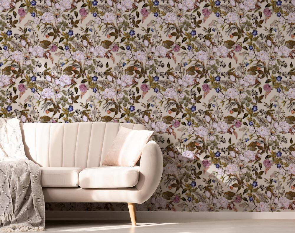 Transform English Garden Pink Peel and Stick Wallpaper