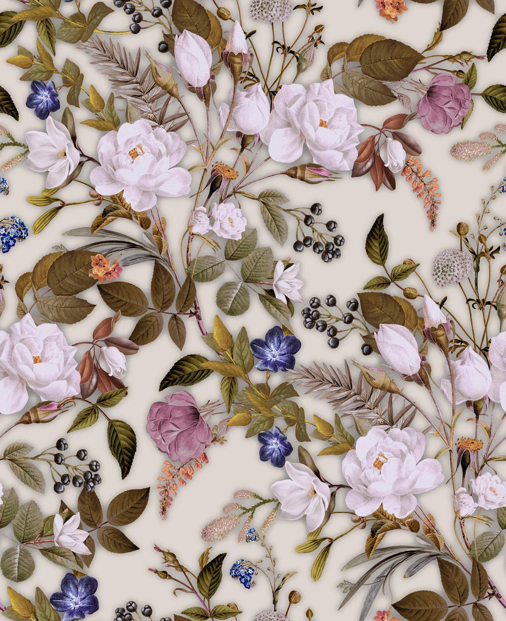 Transform English Garden Pink Peel and Stick Wallpaper