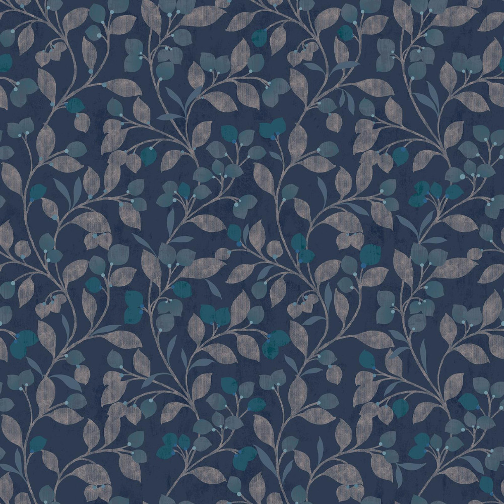 Transform Snowbelle Blue Peel and Stick Wallpaper