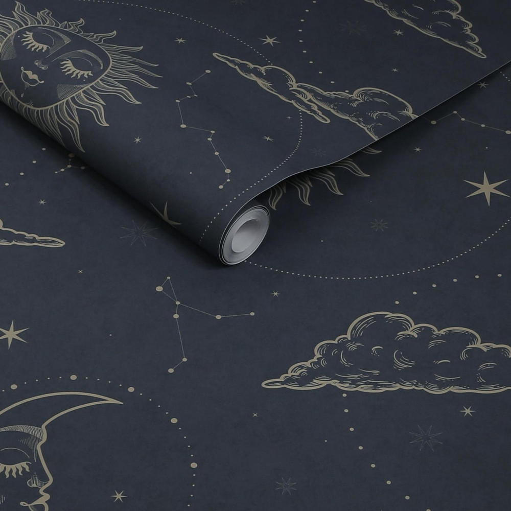 Transform Celestial Black Peel and Stick Wallpaper