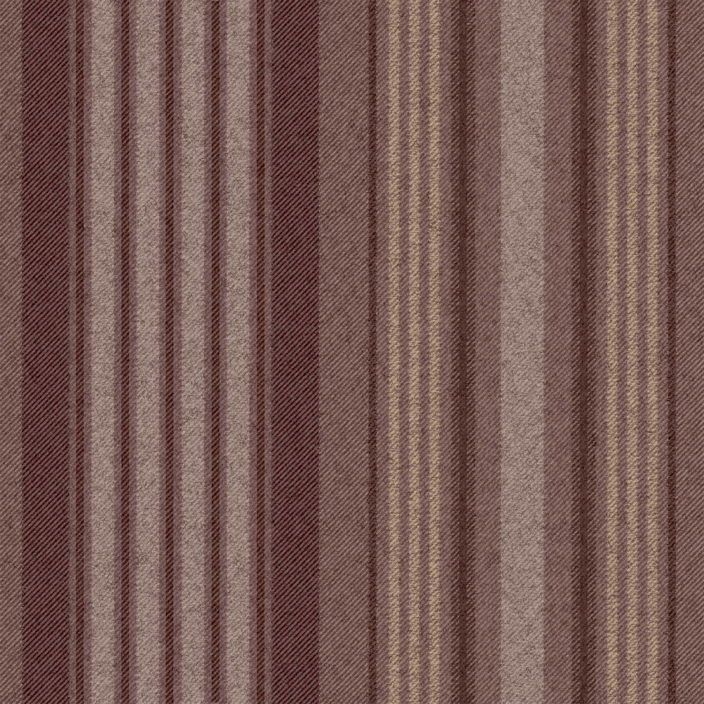 Loom Stripe Thistle Wallpaper