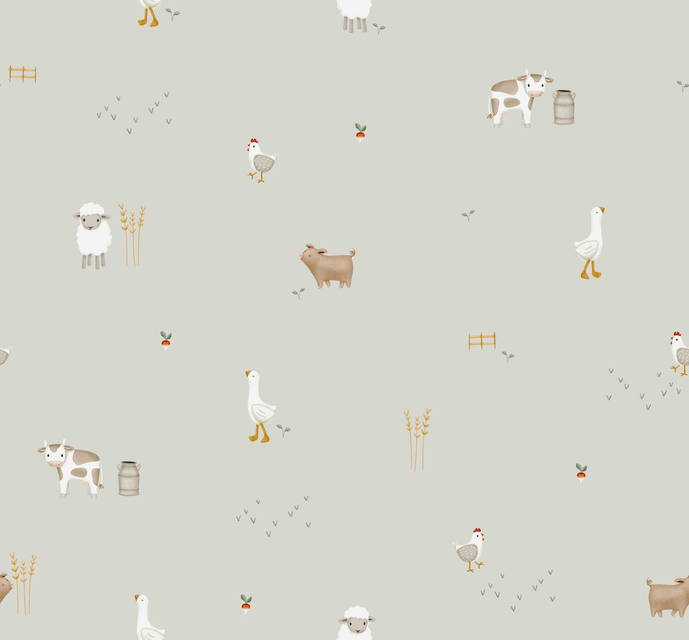 Little Dutch Little Farm Wallpaper