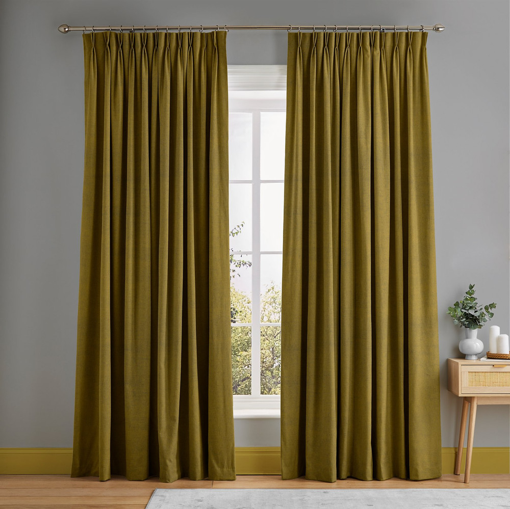 Serenity Mustard Curtains