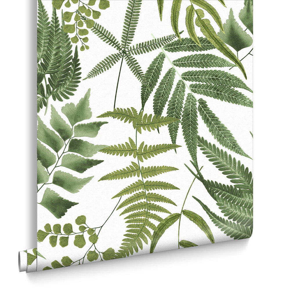 Midsummer Fern Lush Wallpaper