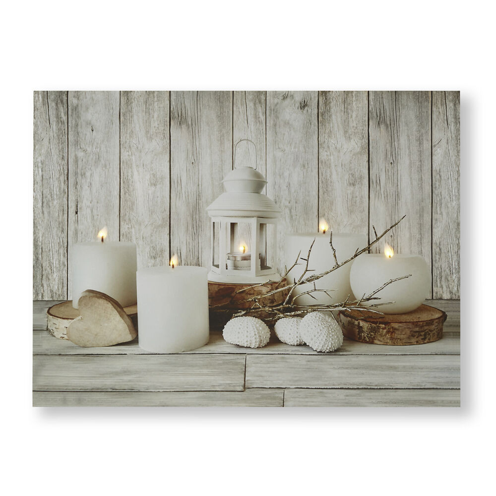 Coastal Treasures Led Canvas Wall Art