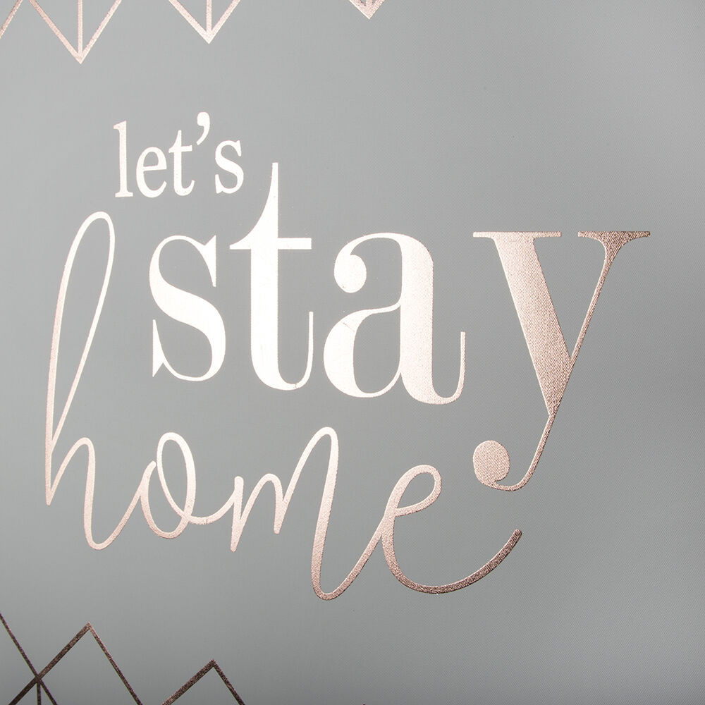 Let's Stay Home Wall Art