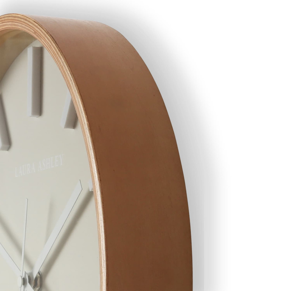 Mounton Pale Dove Grey Wooden Clock