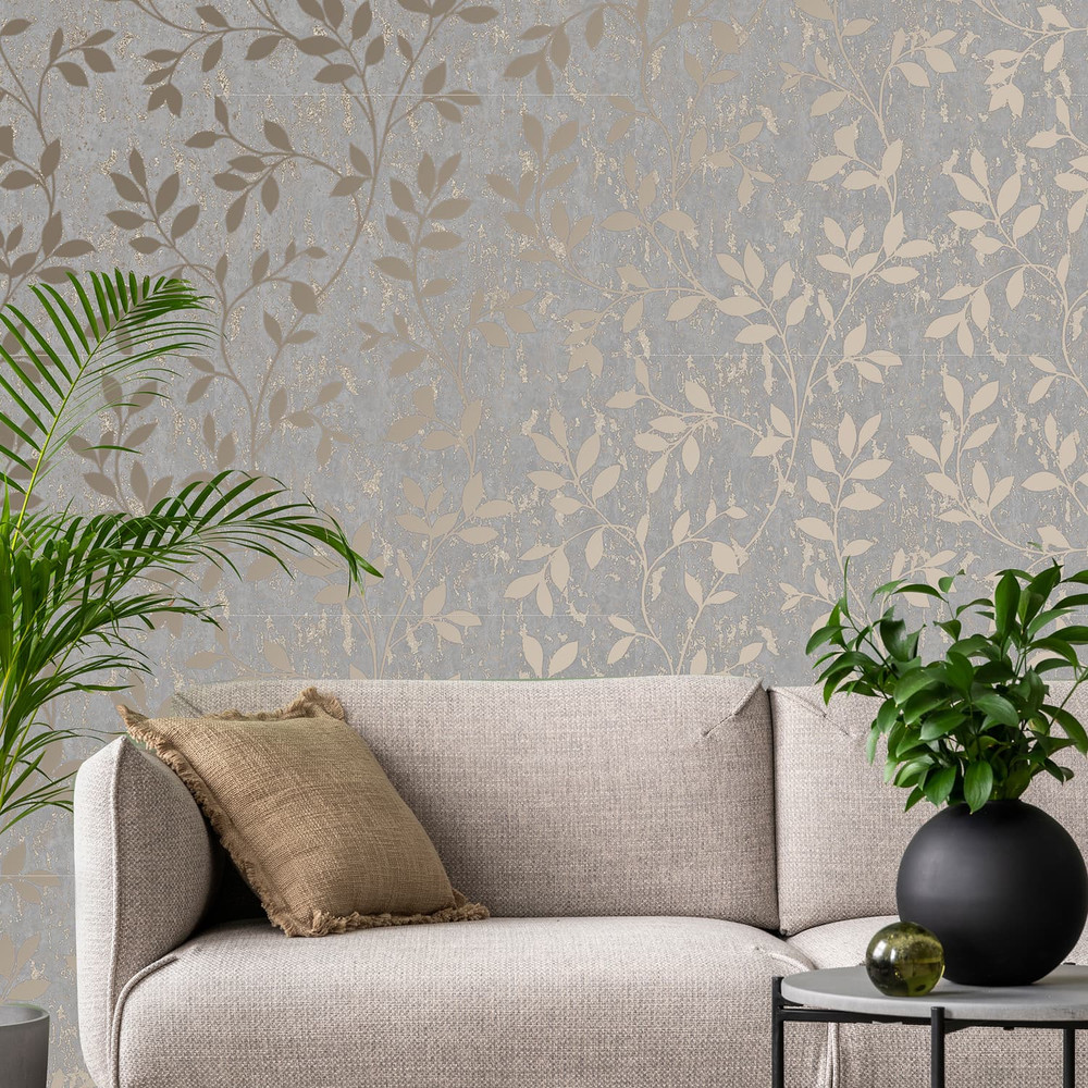 Milan Trail Rose Gold Wallpaper