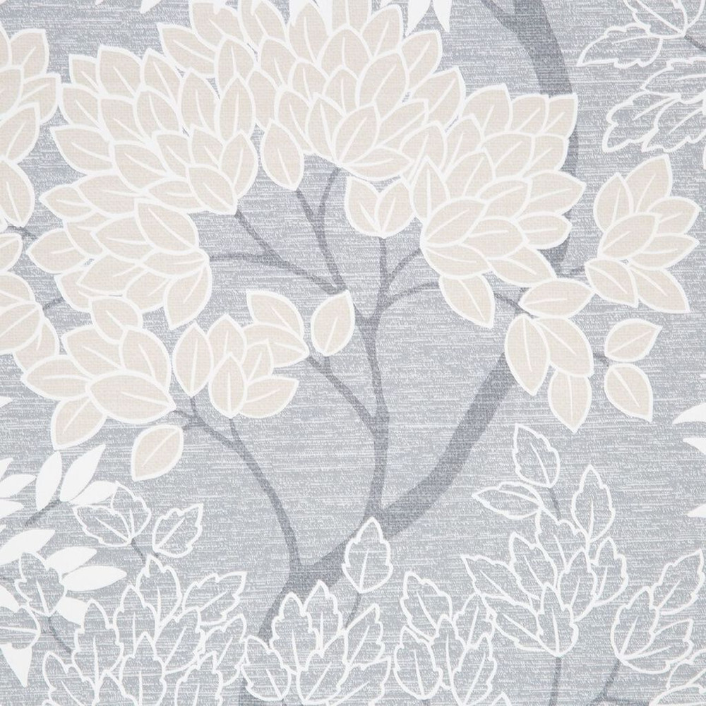 Fresco Lykke Tree Charcoal Floral Wallpaper