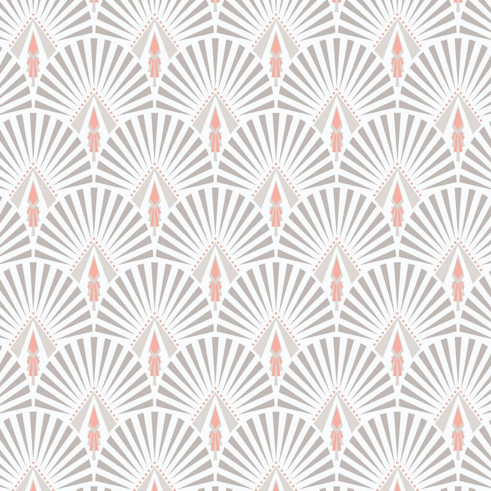 selena pink art deco wallpaper