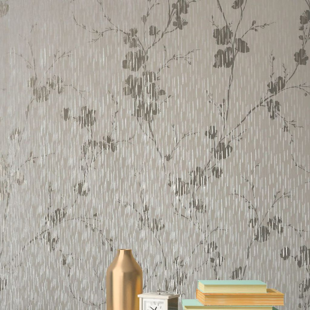 theia blossom cream wallpaper