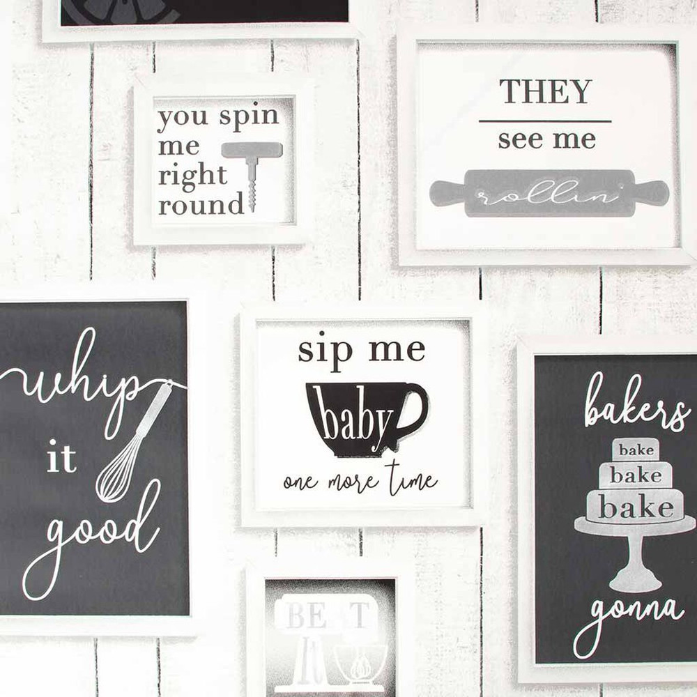 frames quotes black & white wallpaper