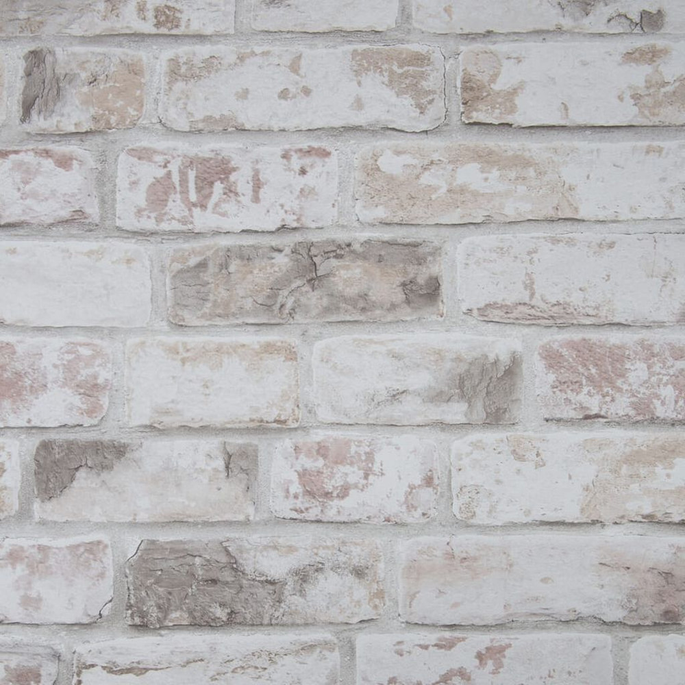 distressed brick pastel wallpaper