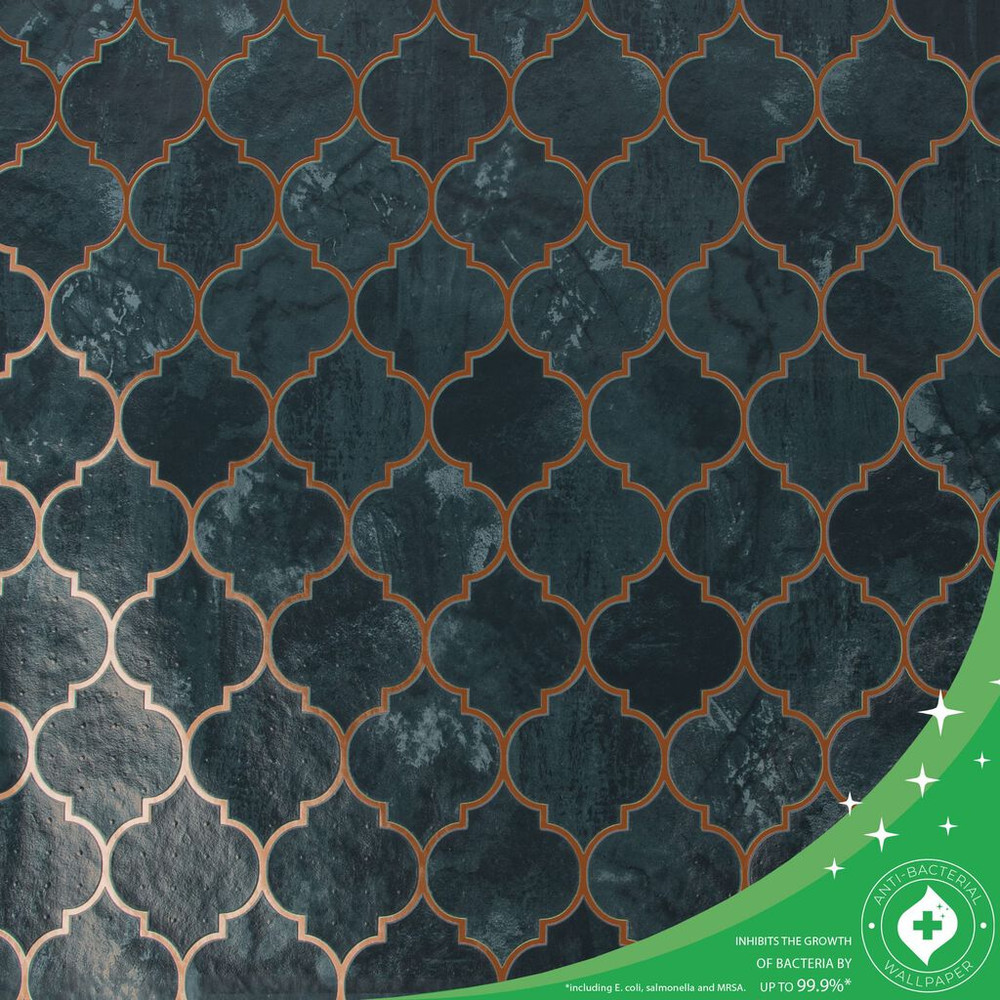 Tegula Teal Wallpaper