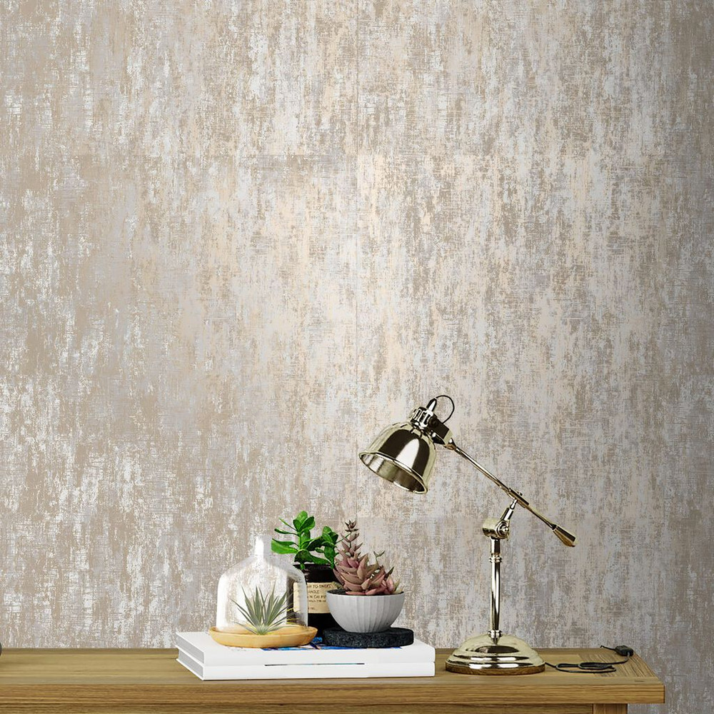 Laura Ashley Whinfell Champagne Wallpaper