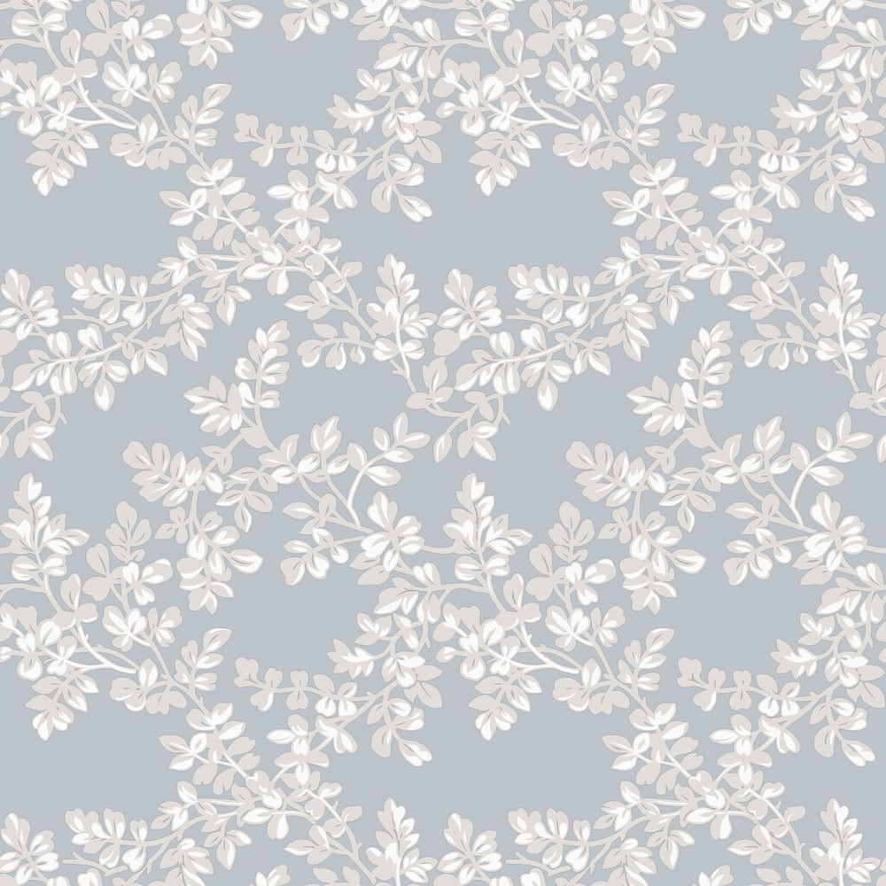 Laura Ashley Burnham Pale Seaspray Wallpaper