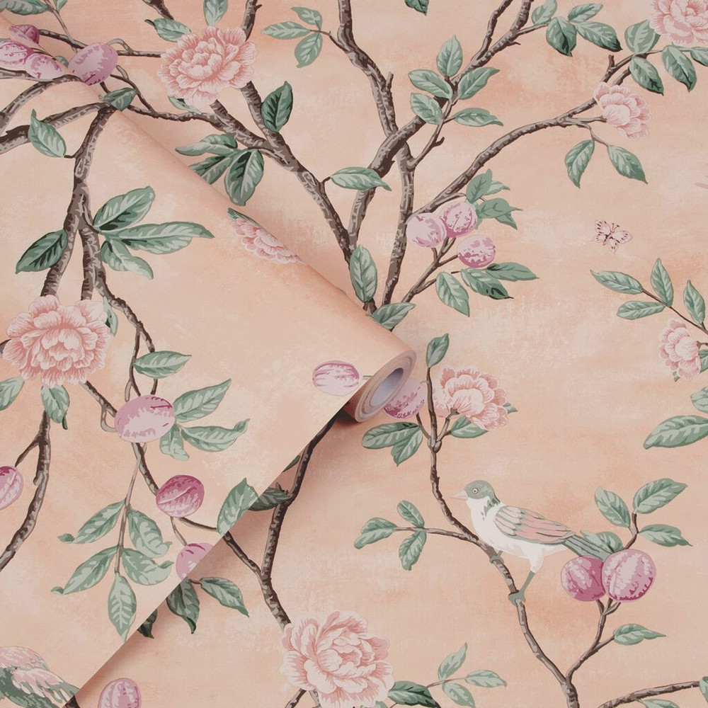 Laura Ashley Eglantine Blush Wallpaper