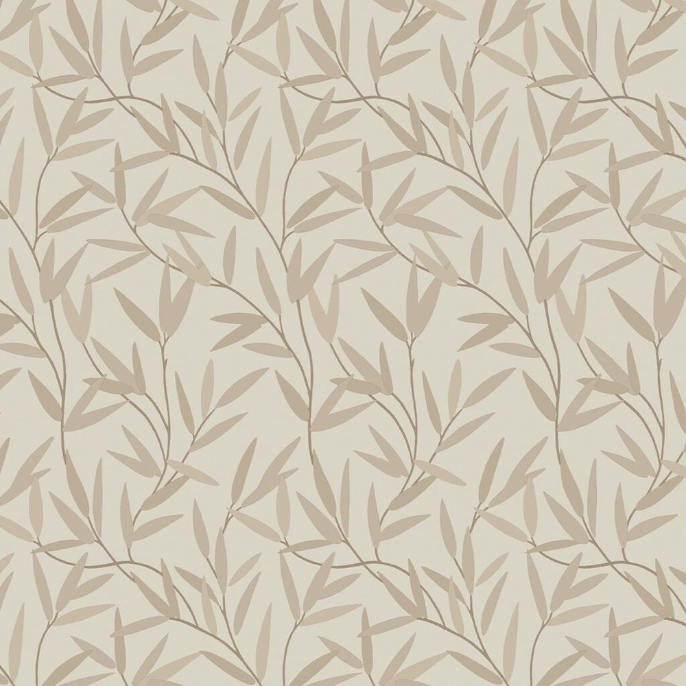 Laura Ashley Willow Leaf Natural Wallpaper