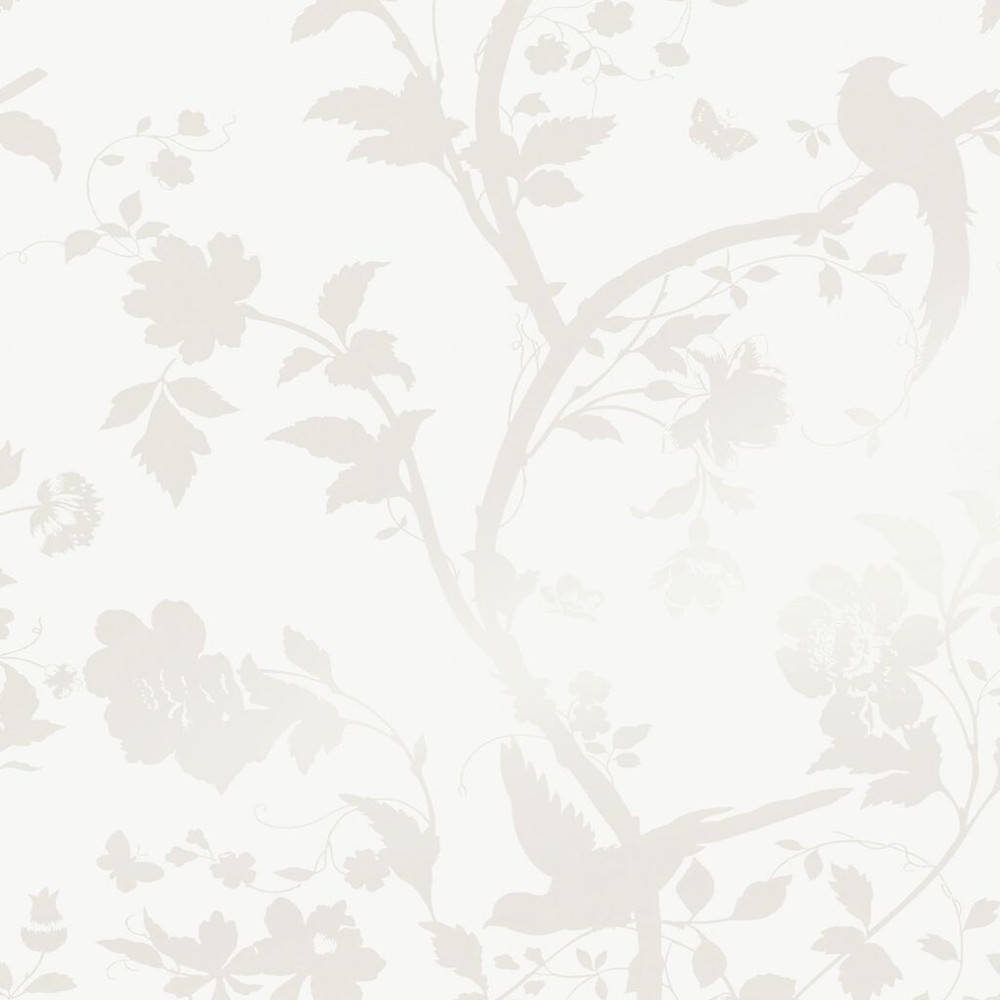 laura ashley oriental garden pearlescent white wallpaper