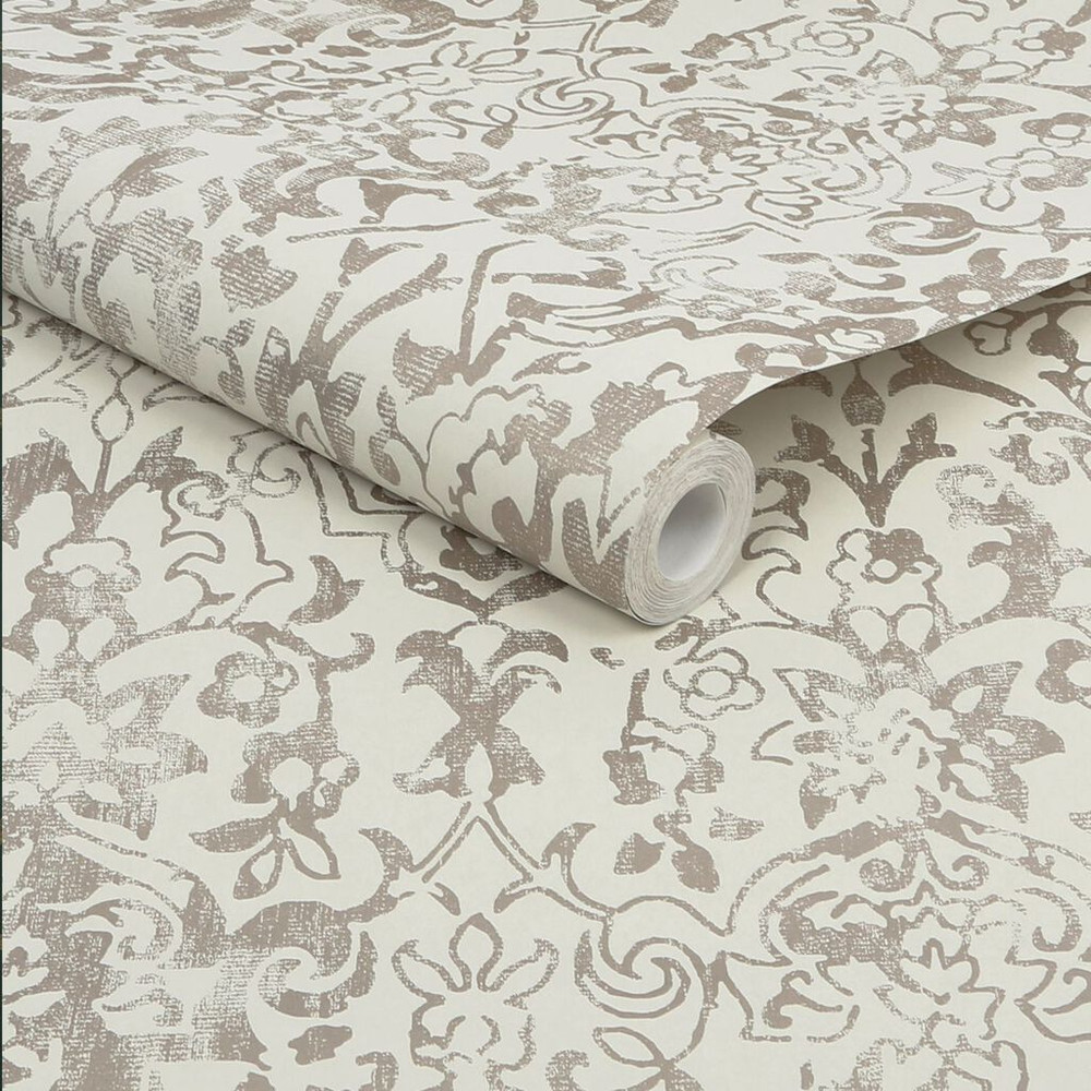 Next Majestic Damask Neutral Wallpaper