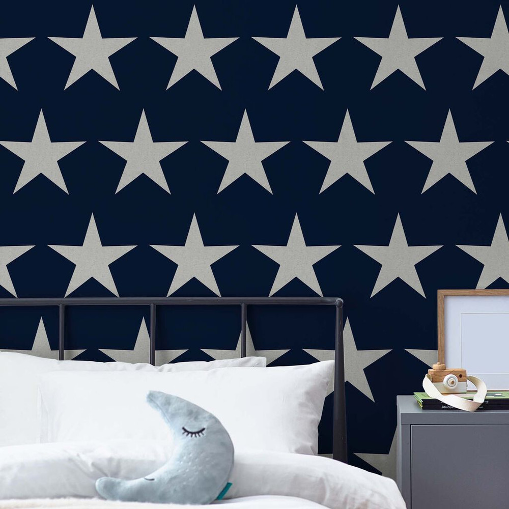 next stars navy blue wallpaper