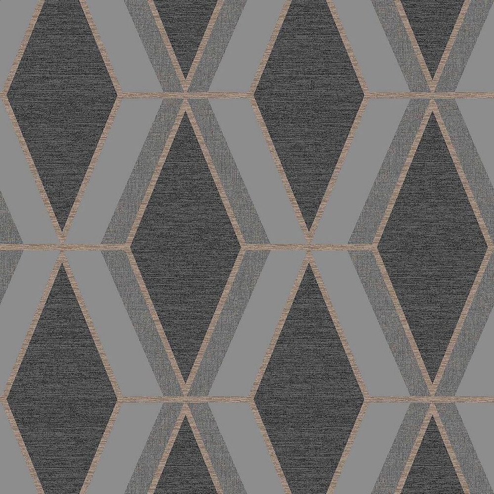 Next Optical Triangle Grey Wallpaper