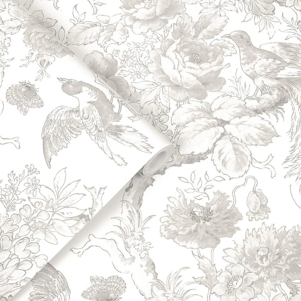 Birtle Dove Gray Wallpaper