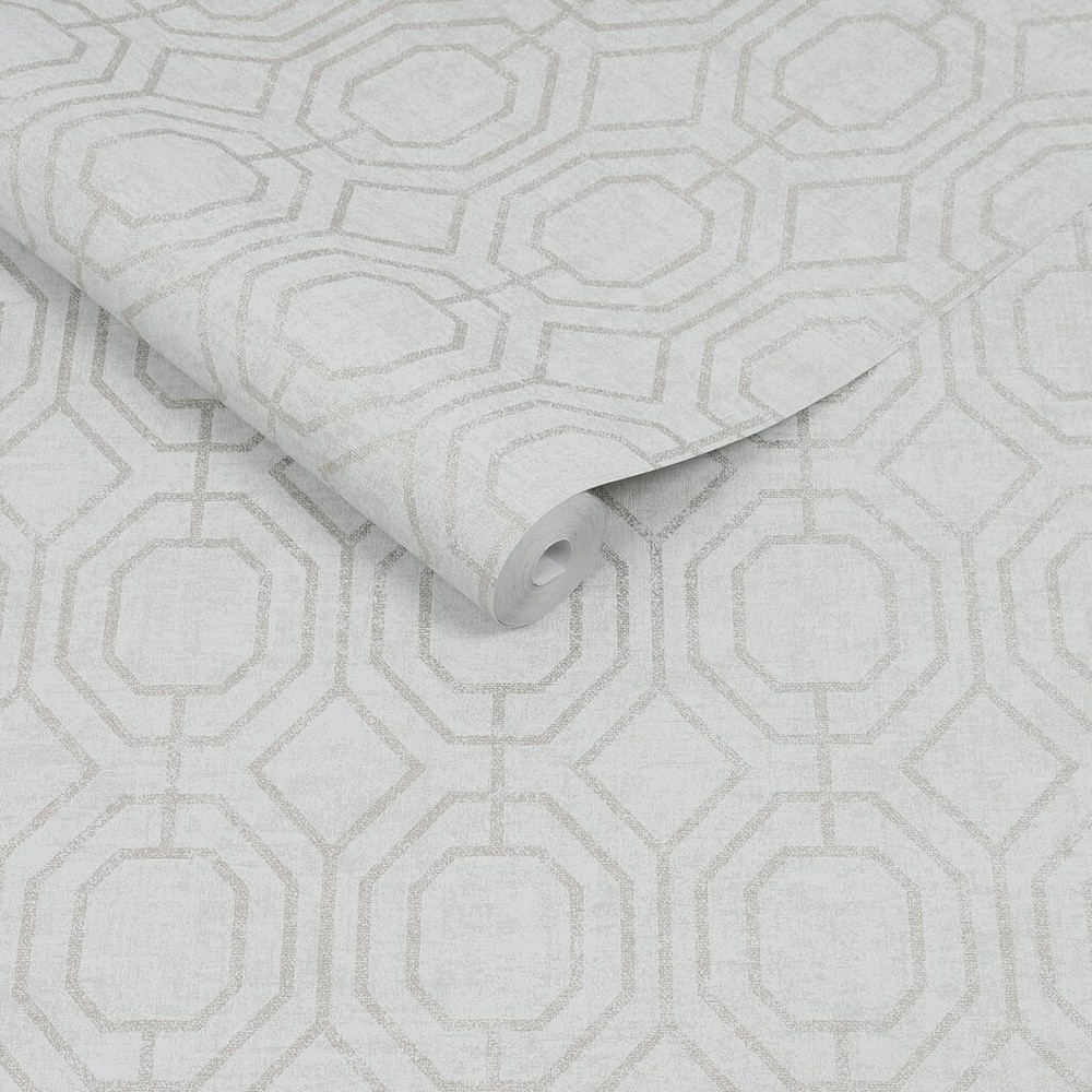 luxe geo champagne wallpaper