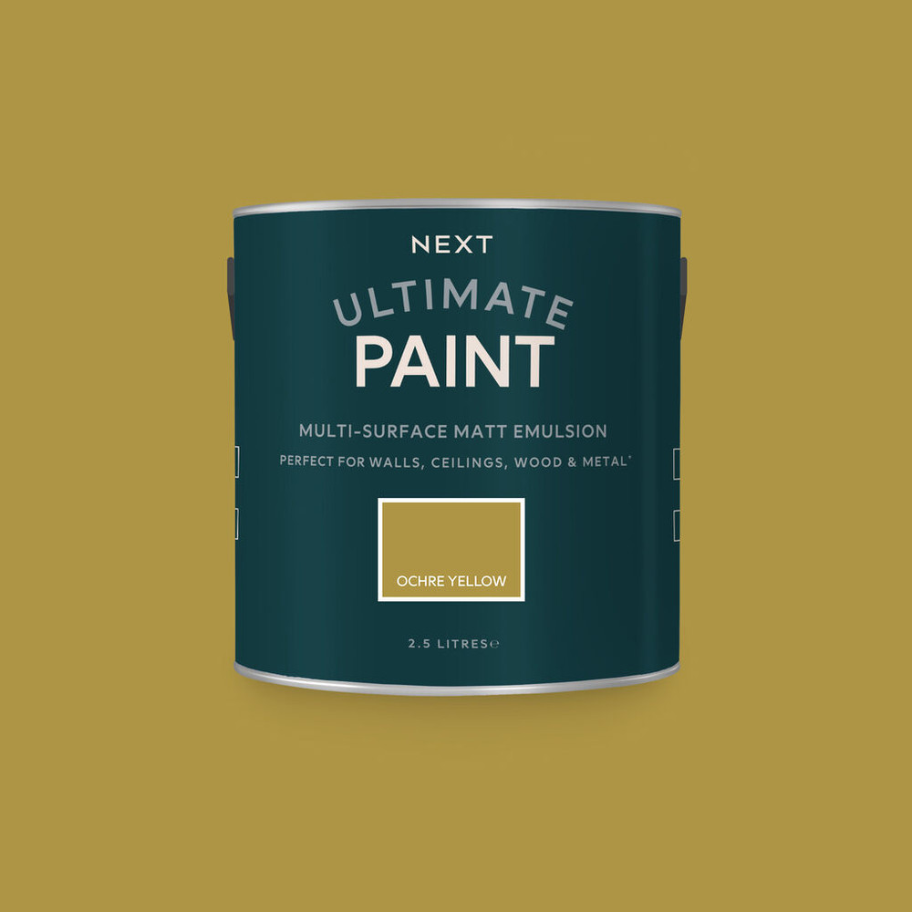 next ochre yellow paint