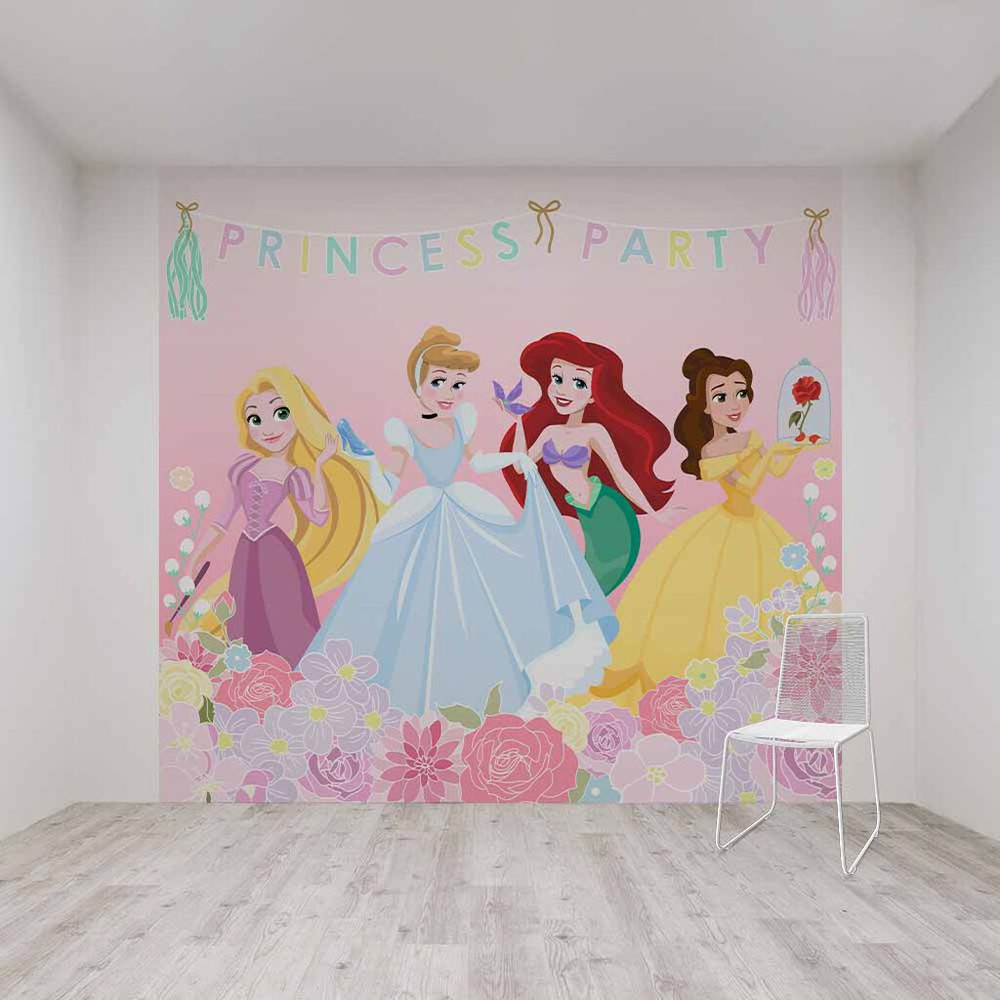 Disney Princess Party Mural