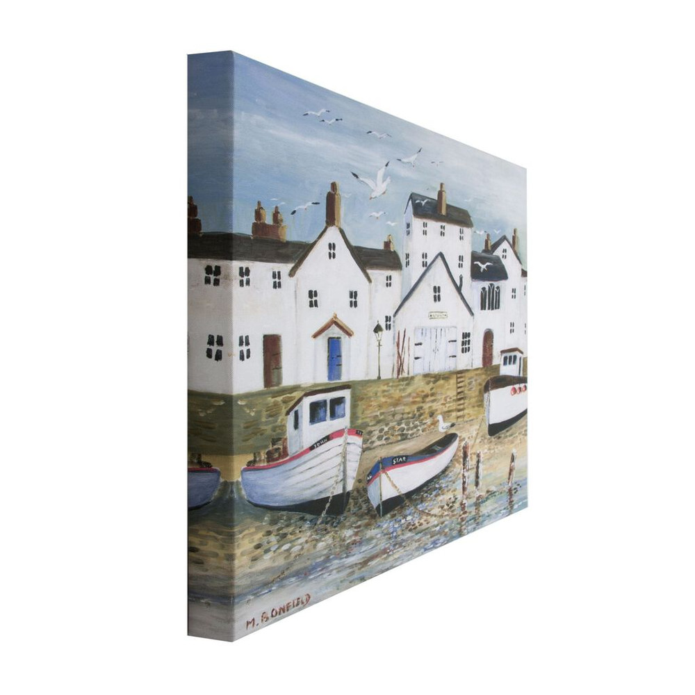 harbourside printed canvas wall art