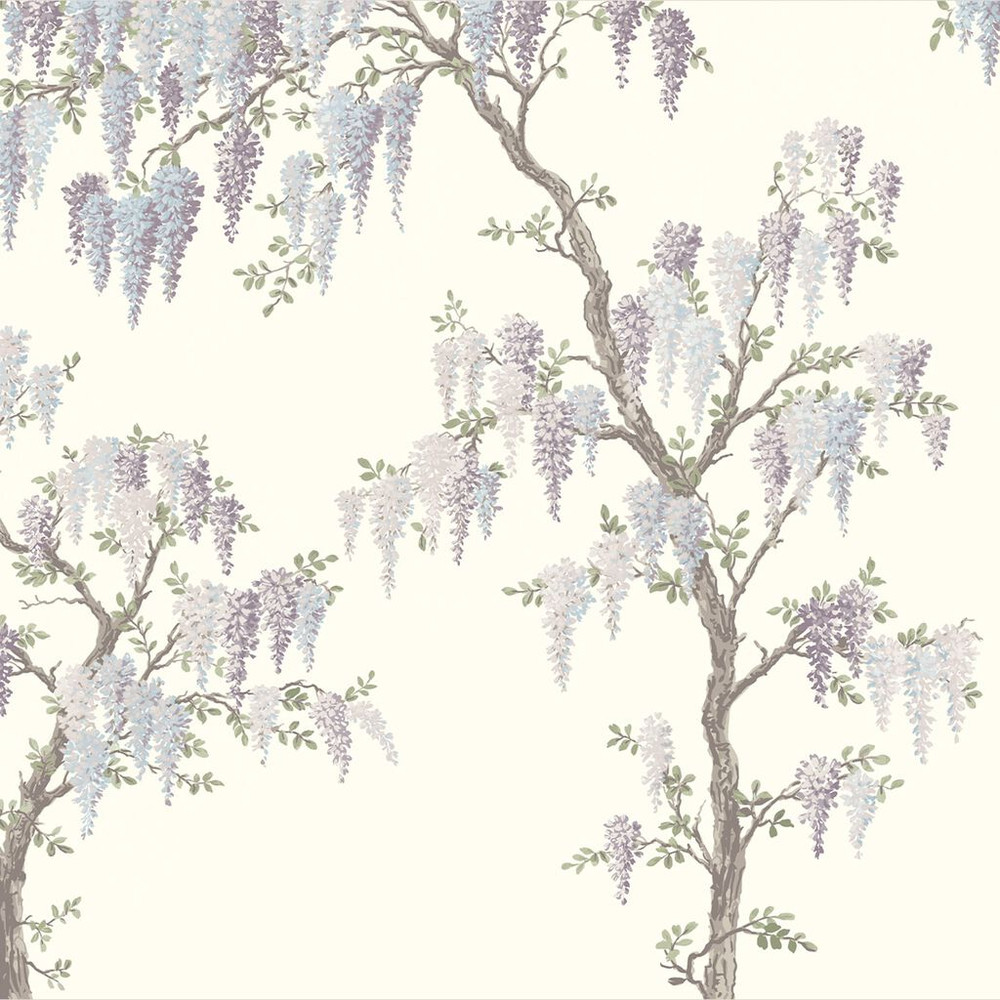 wisteria garden wall mural