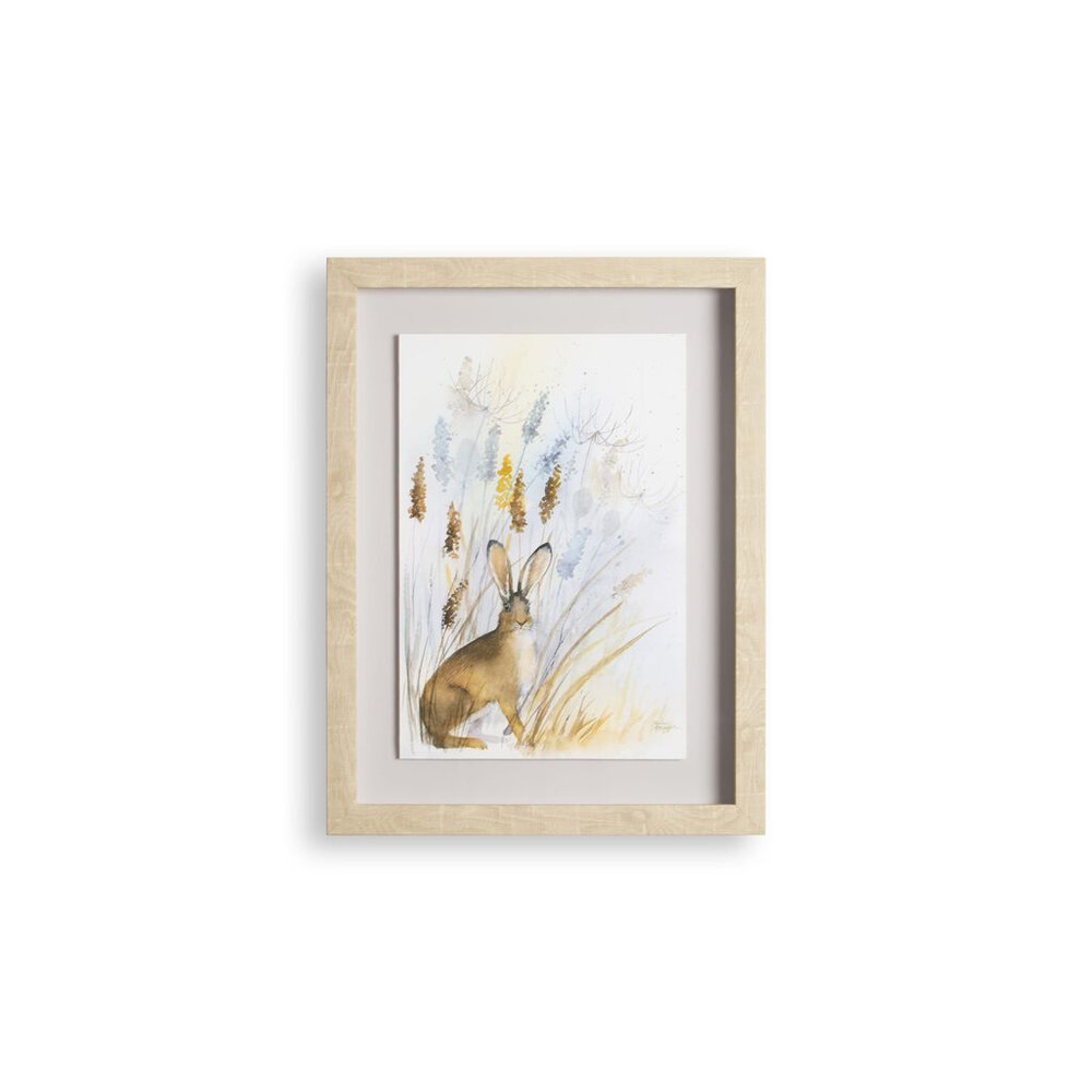 country hare framed print