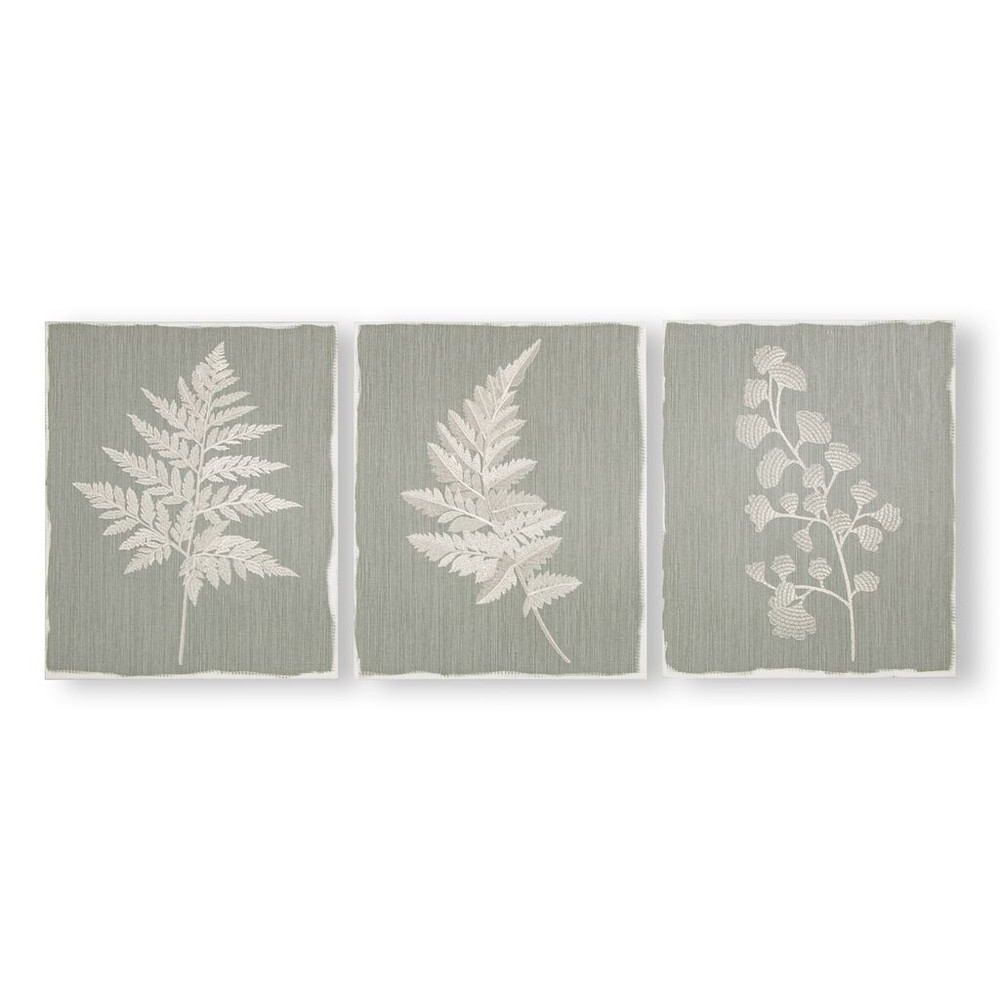 Fallen Leaves Trio Canvas Wall Art