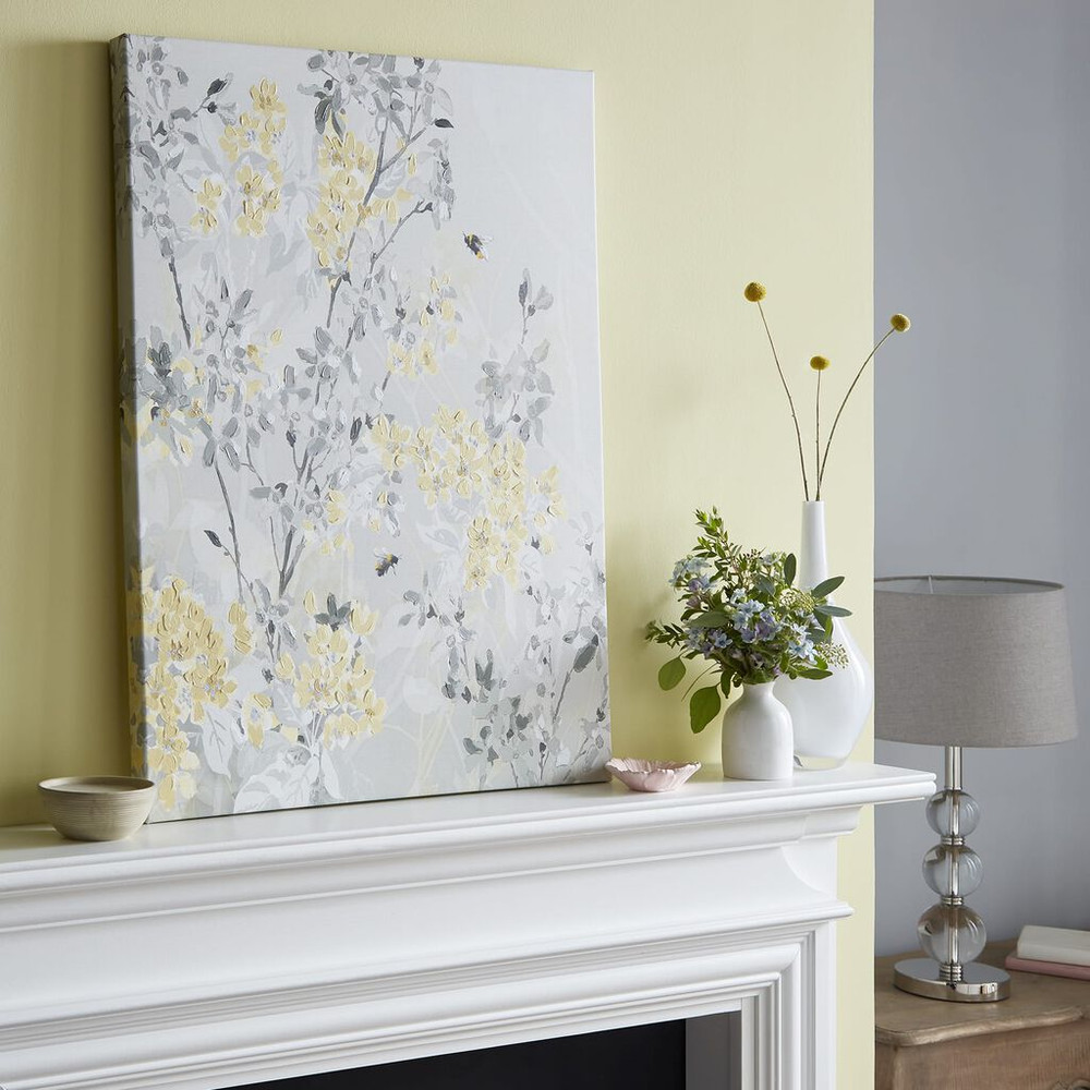 Spring Blossoms Printed Canvas