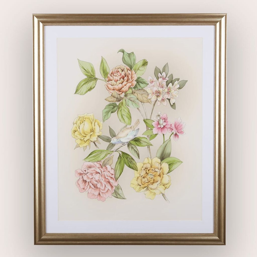 Roisin Natural Leaf Framed Print