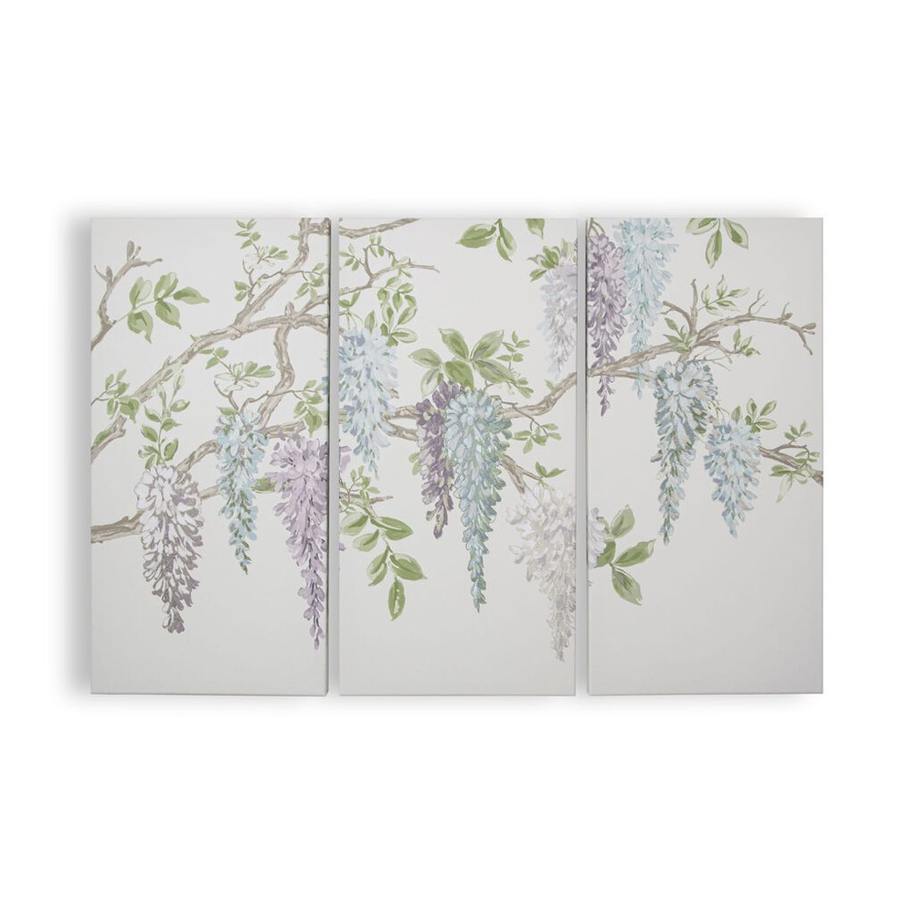 Wisteria Garden Printed Canvas