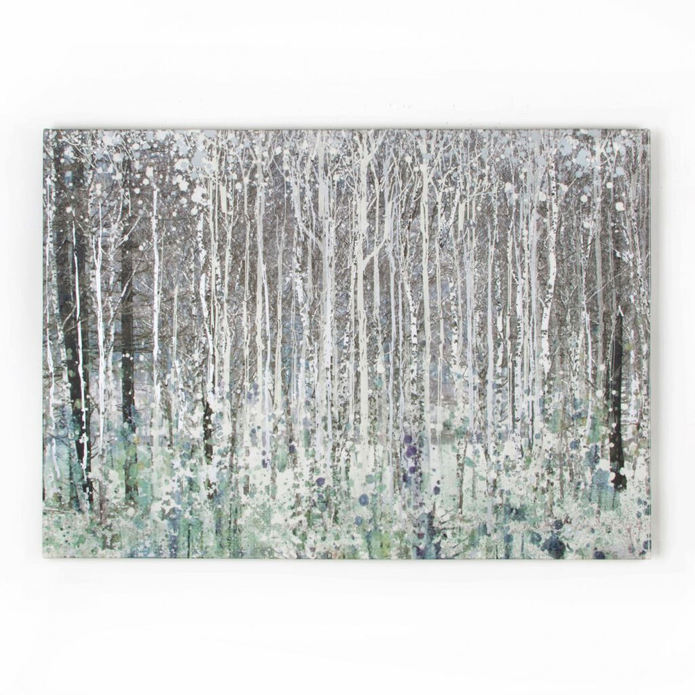 Watercolour Woods Printed Canvas Wall Art