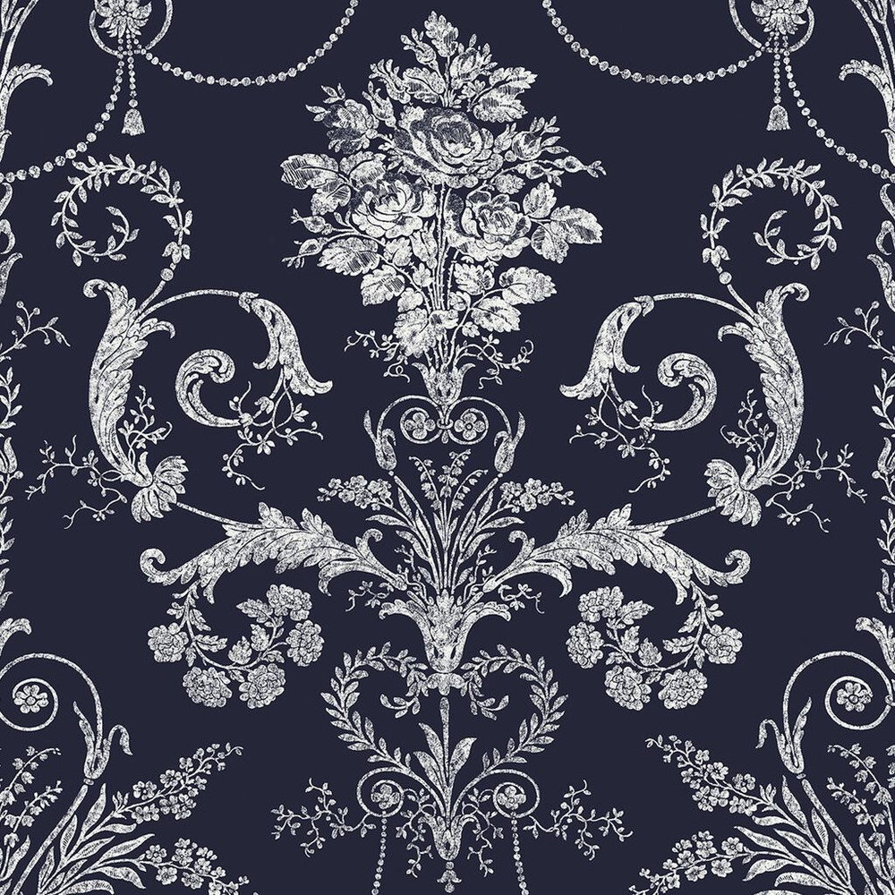 laura ashley josette midnight wallpaper