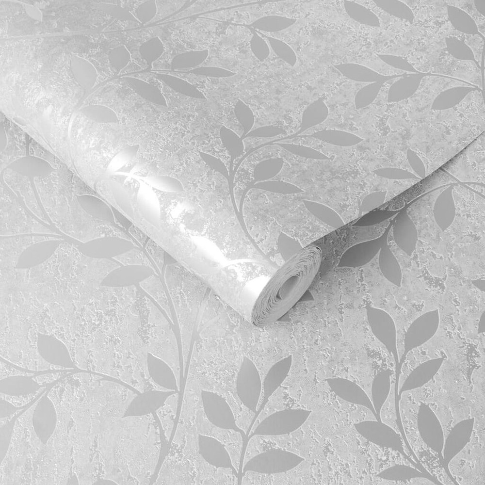 Milan Trail Silver Wallpaper