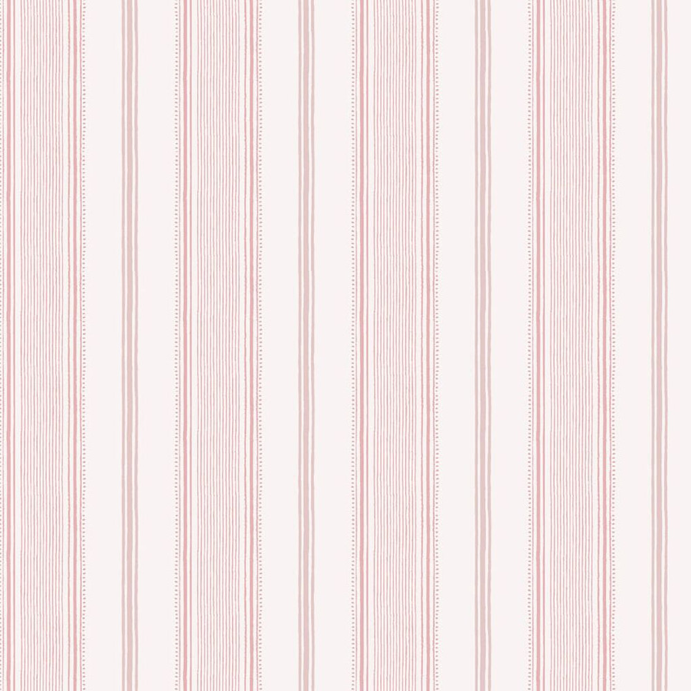 laura ashley heacham stripe blush wallpaper