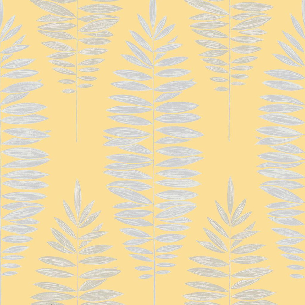 Lucia Yellow Wallpaper