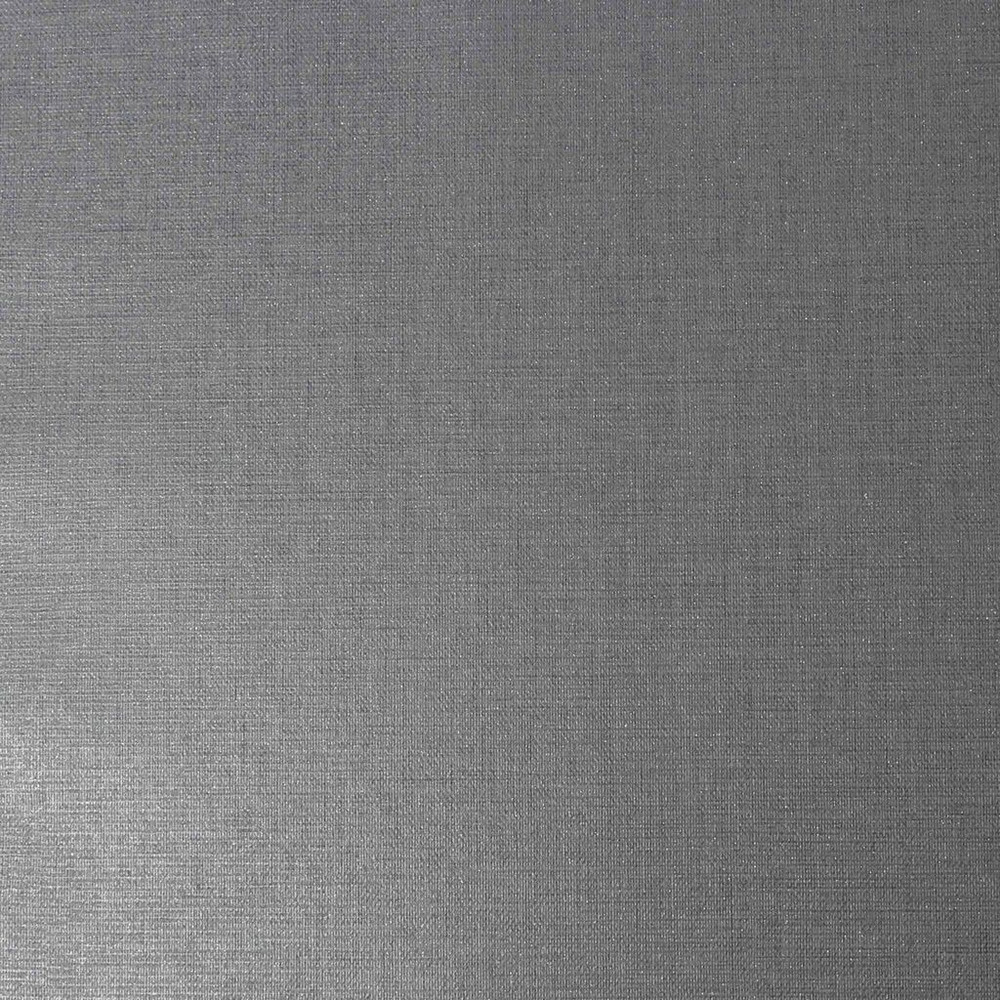 Linen Glitter Plain Charcoal Wallpaper