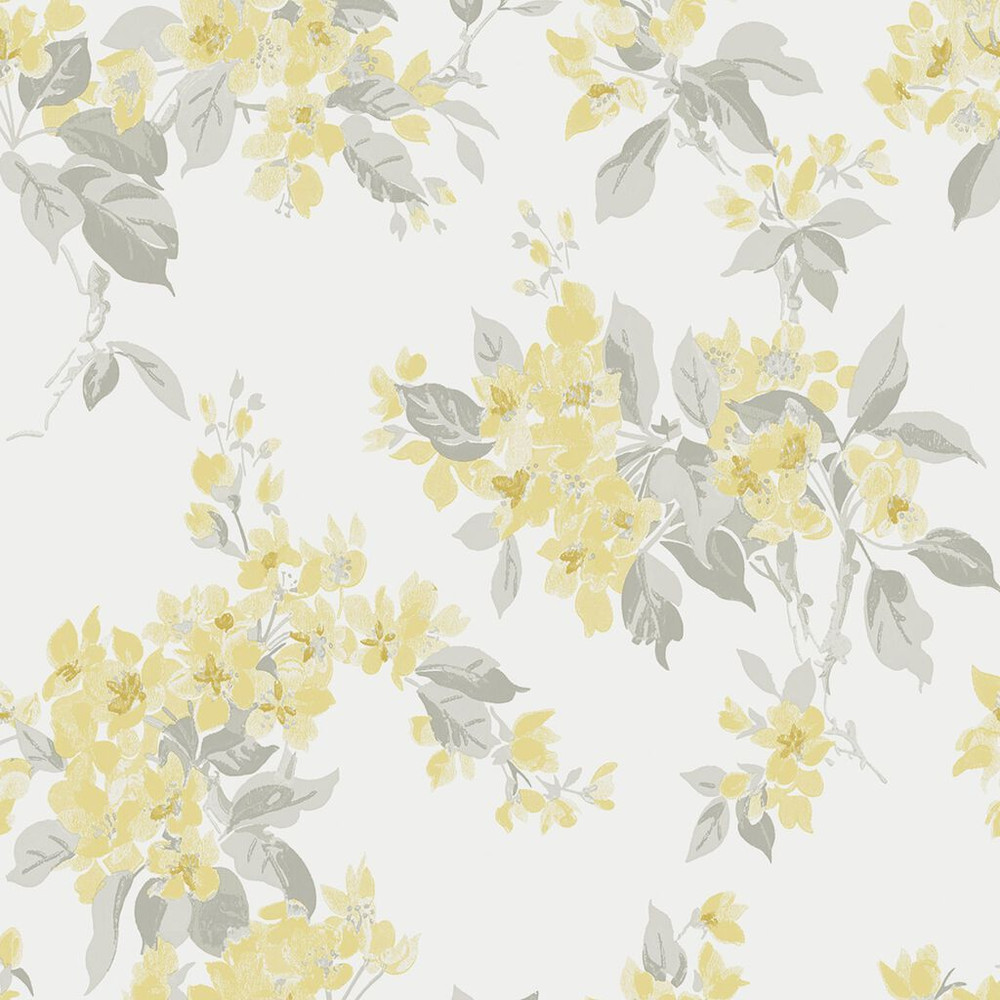 laura ashley apple blossom sunshine wallpaper