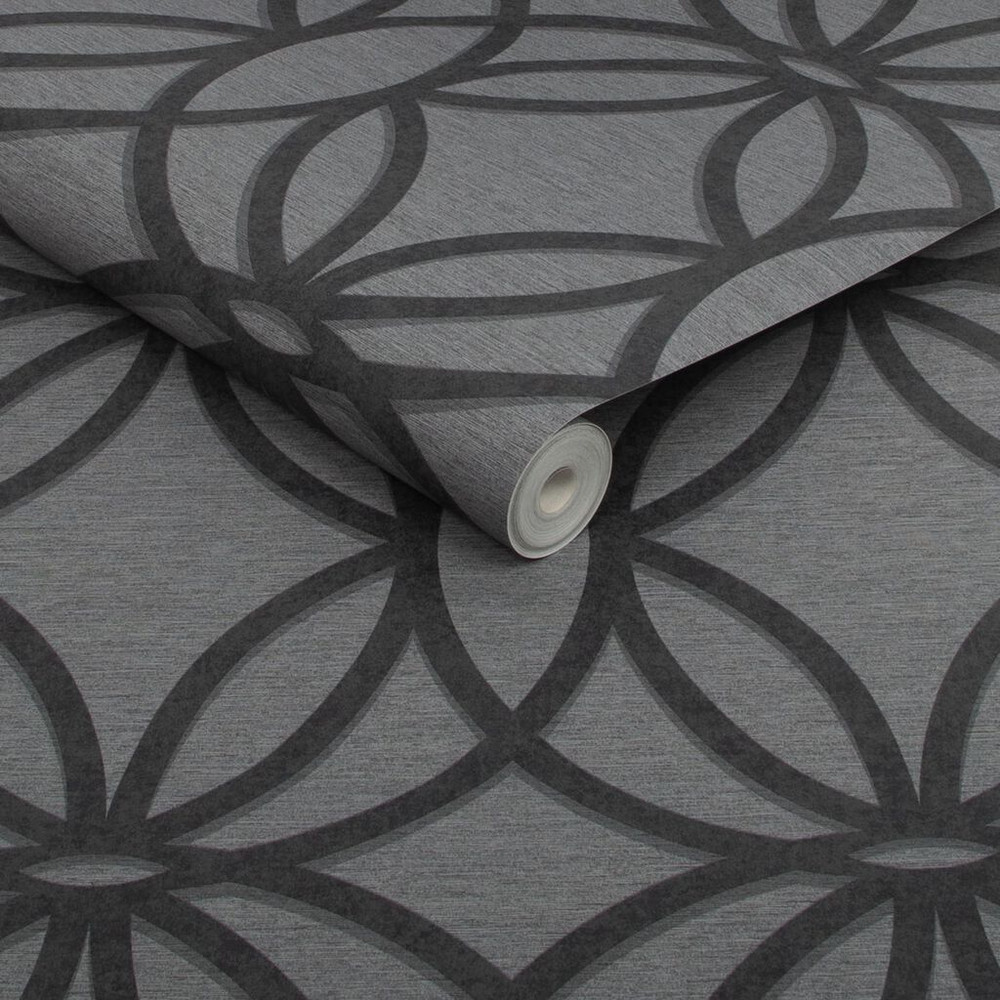 next luxe eclipse charcoal wallpaper