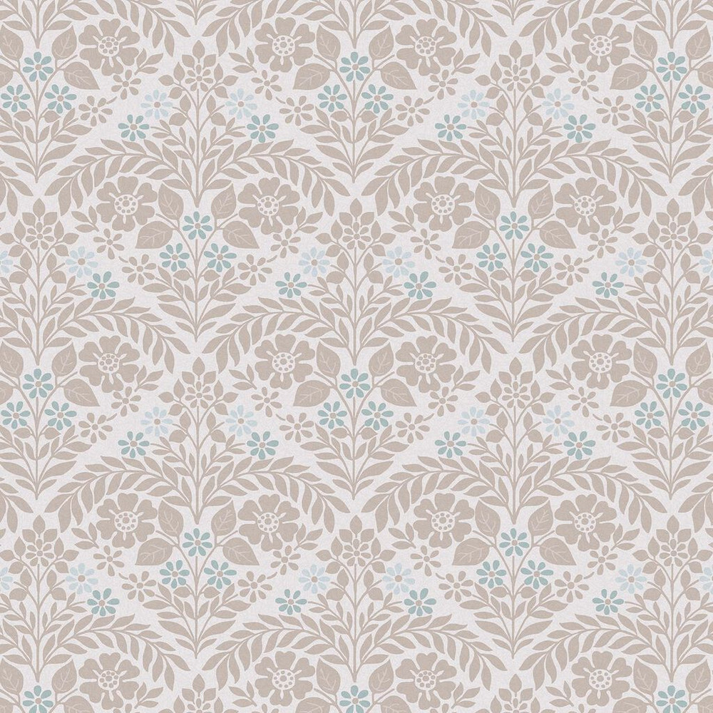 Laura Ashley Margam Dove Grey Wallpaper