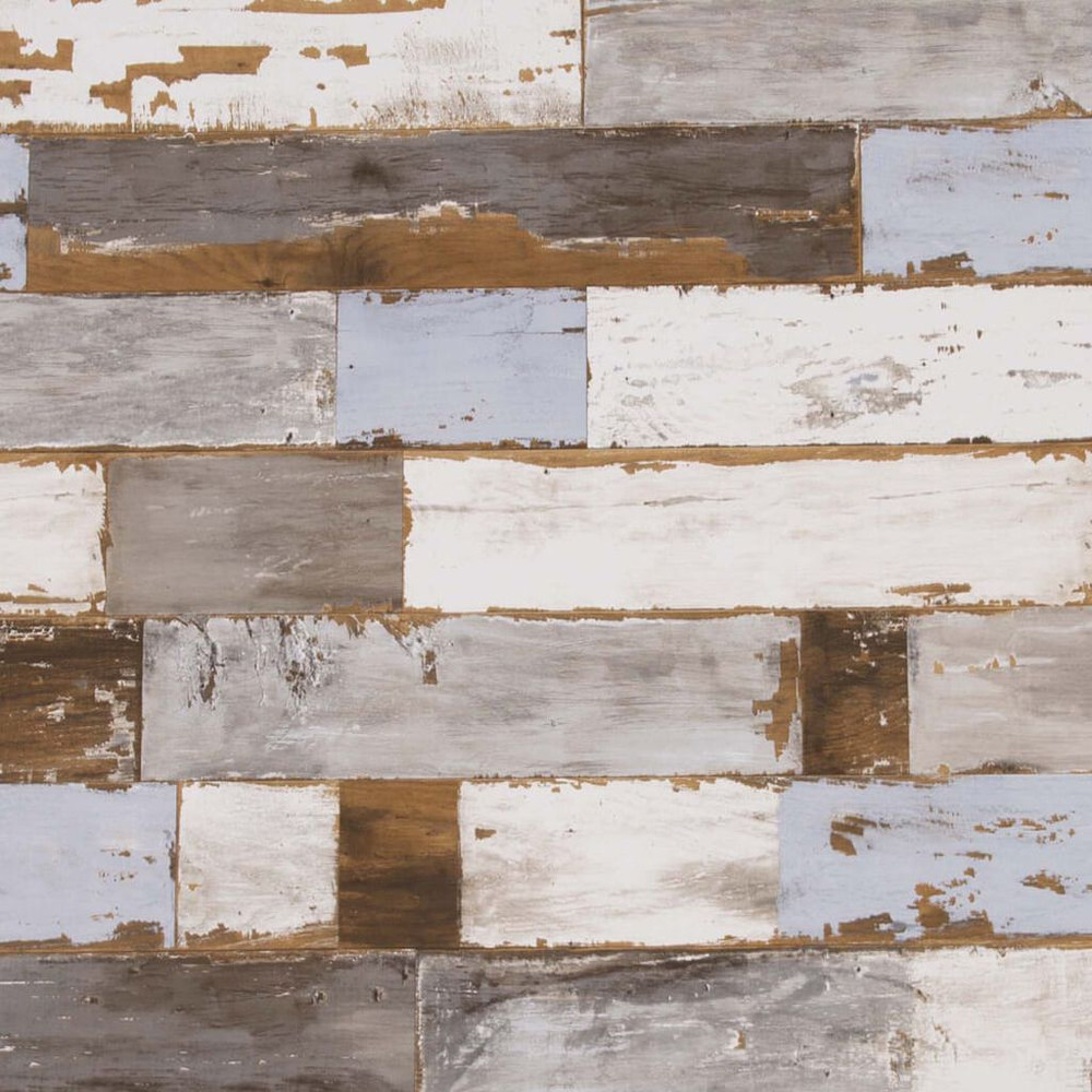 transform distressed wood wallpaper