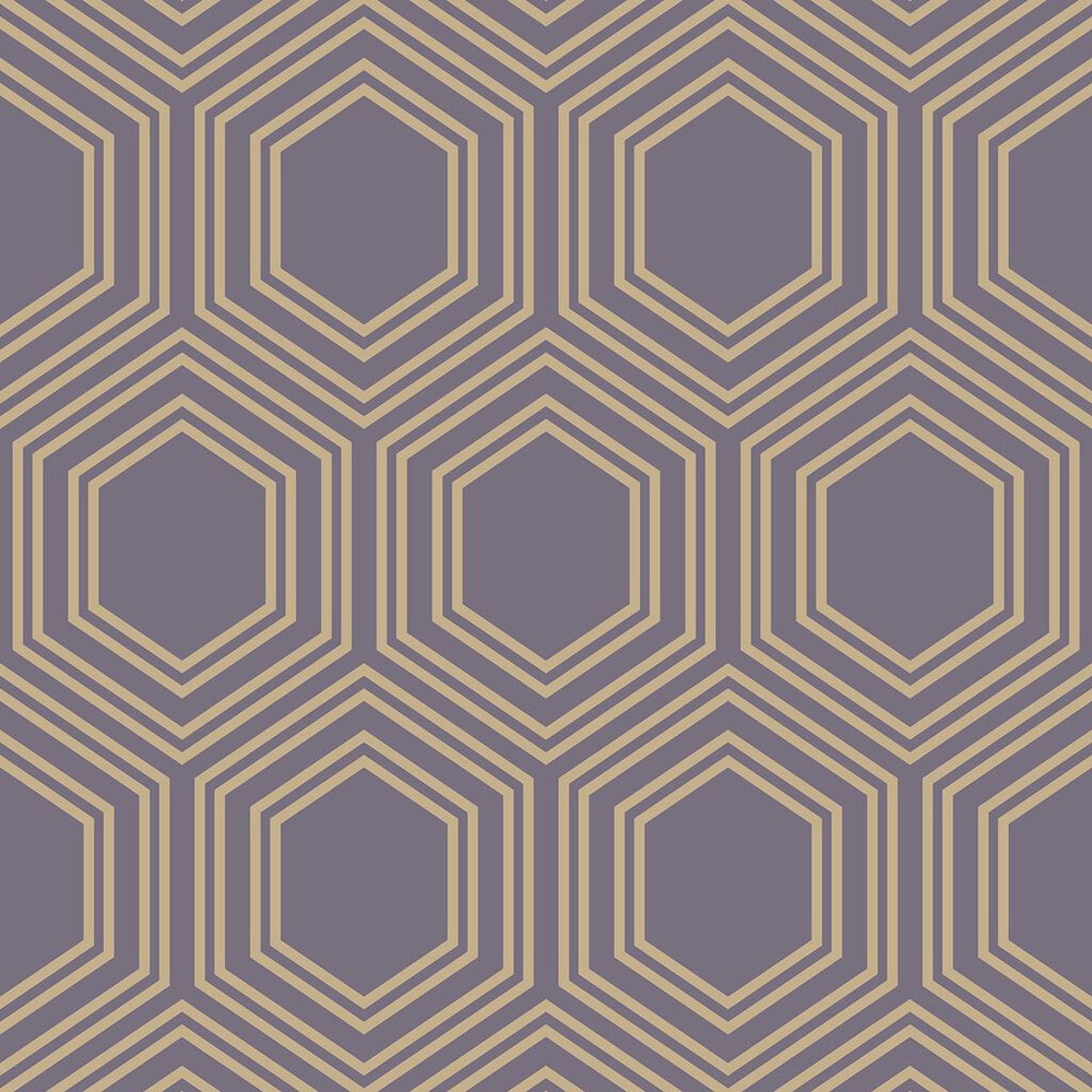 Next Honeycomb Geo Mauve Wallpaper