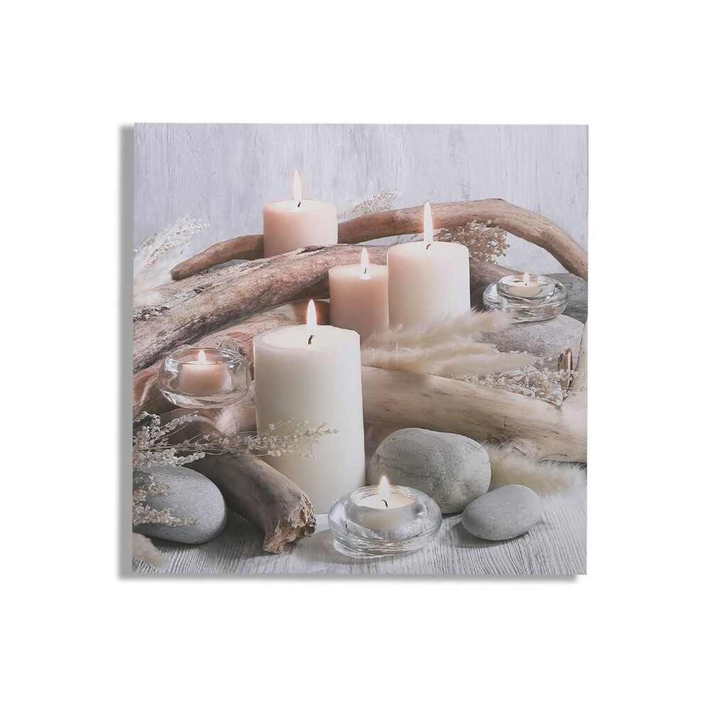 Serene Shores LED Canvas Wall Art